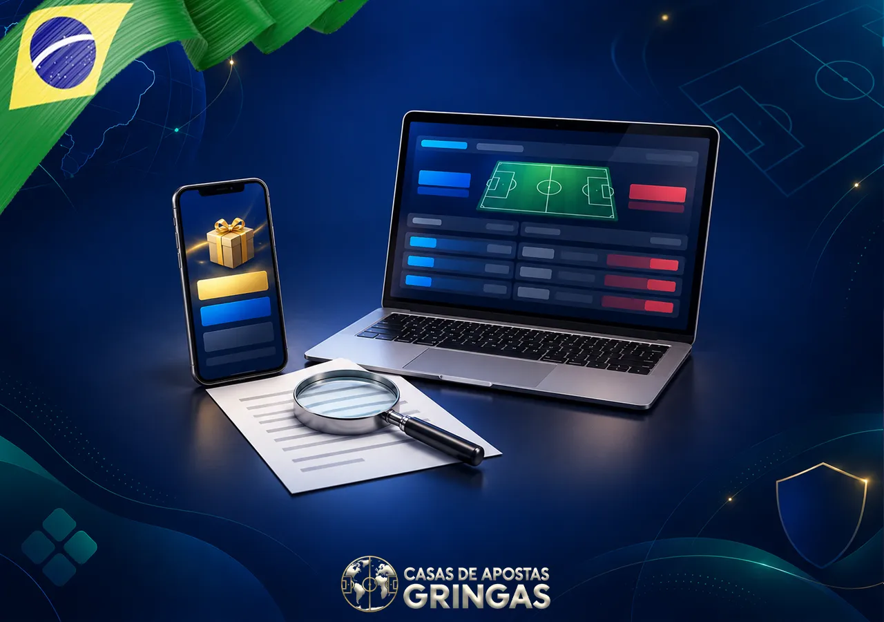 Ofertas no notebook são analisadas com lupa, celular, presente e formulário